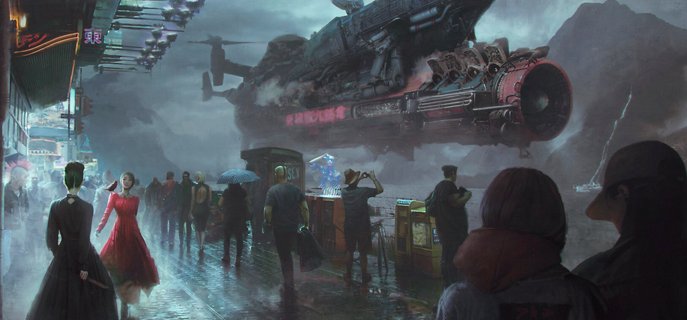 Concept art and visual development samples