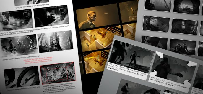 Storyboard and animatic samples
